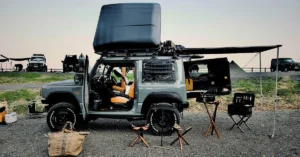 ジムニー × スライドテーブルで日本の自然を旅する。「ミニマル・オーバーランド」